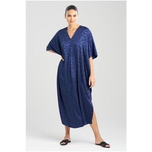 Natori Caftan dress in black snake print size medium